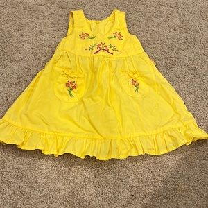 Yellow baby dress